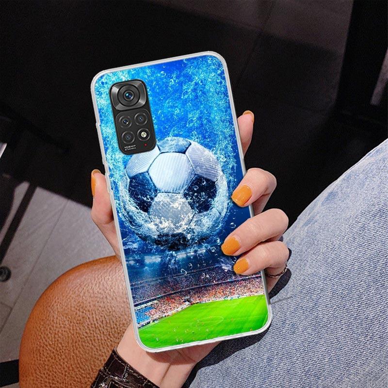 Football Soccer Ball Design Phnoe Case for Phnoe Case for Xiaomi Redmi Note 15 14 14S 13 Pro Plus 12 12S 11S 11E 10S 10 11T 5G U