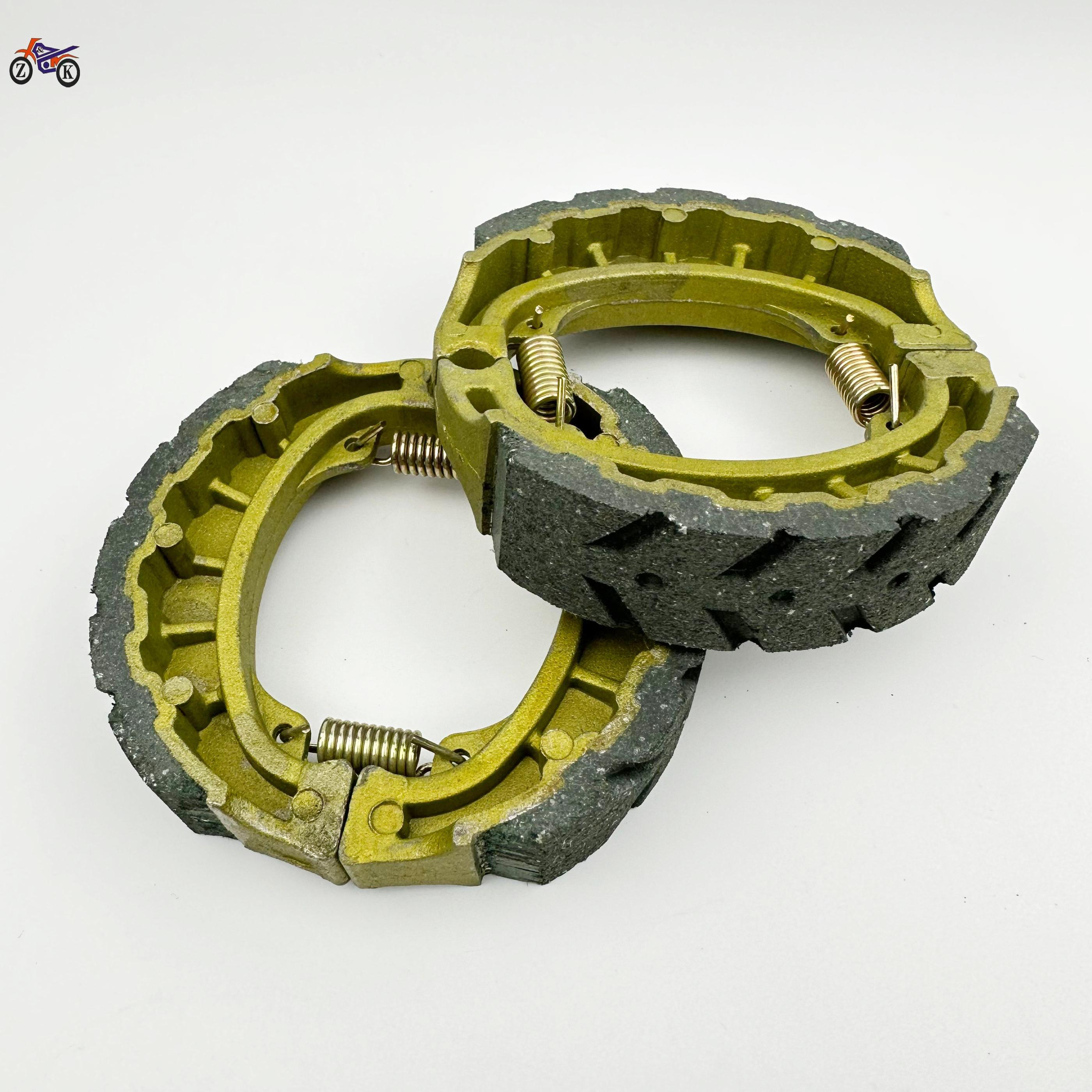 

Yellow ceramic general motorcycle brake shoe brake electric motorcycle model for CG125 high quality modification 1PCS yellow