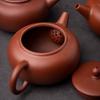 170ml Purple Clay Ceramic Teapot Antique Style Stone Ladle Tea Brewing Pot Kung Fu Tea Set