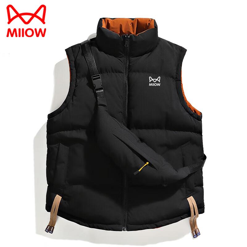 

Мужская стеганая жилетка без рукавов с воротником-стойкой 3XL