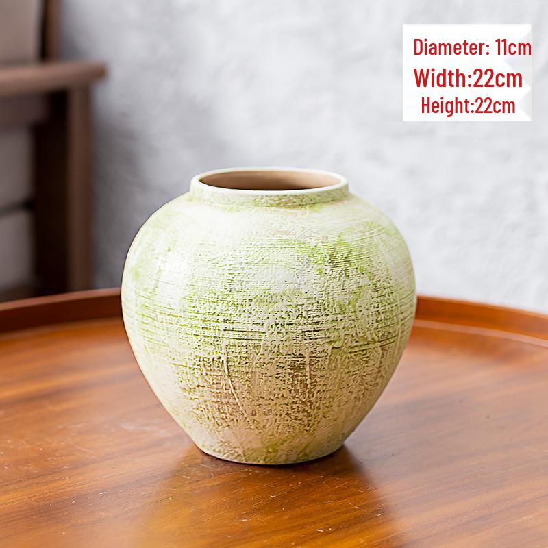 Nordic Ceramic Luxury Vase for Living Room - Minimalist Flower Arrangement Decor