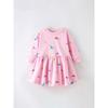 Girls' Sweatshirt Long-Sleeve Dress Baby Children's Pure Cotton Spring and Autumn Clothing Small and Medium-Sized Children's Princess Dress Trendy