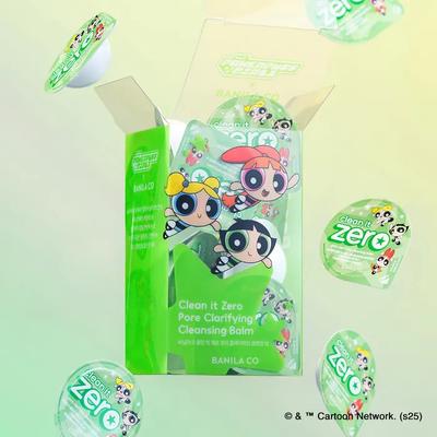 [Powerpuff Girls x Vanillaco] Очищаючий набір Clean It Zero для пор у дорожньому форматі (3млx16)