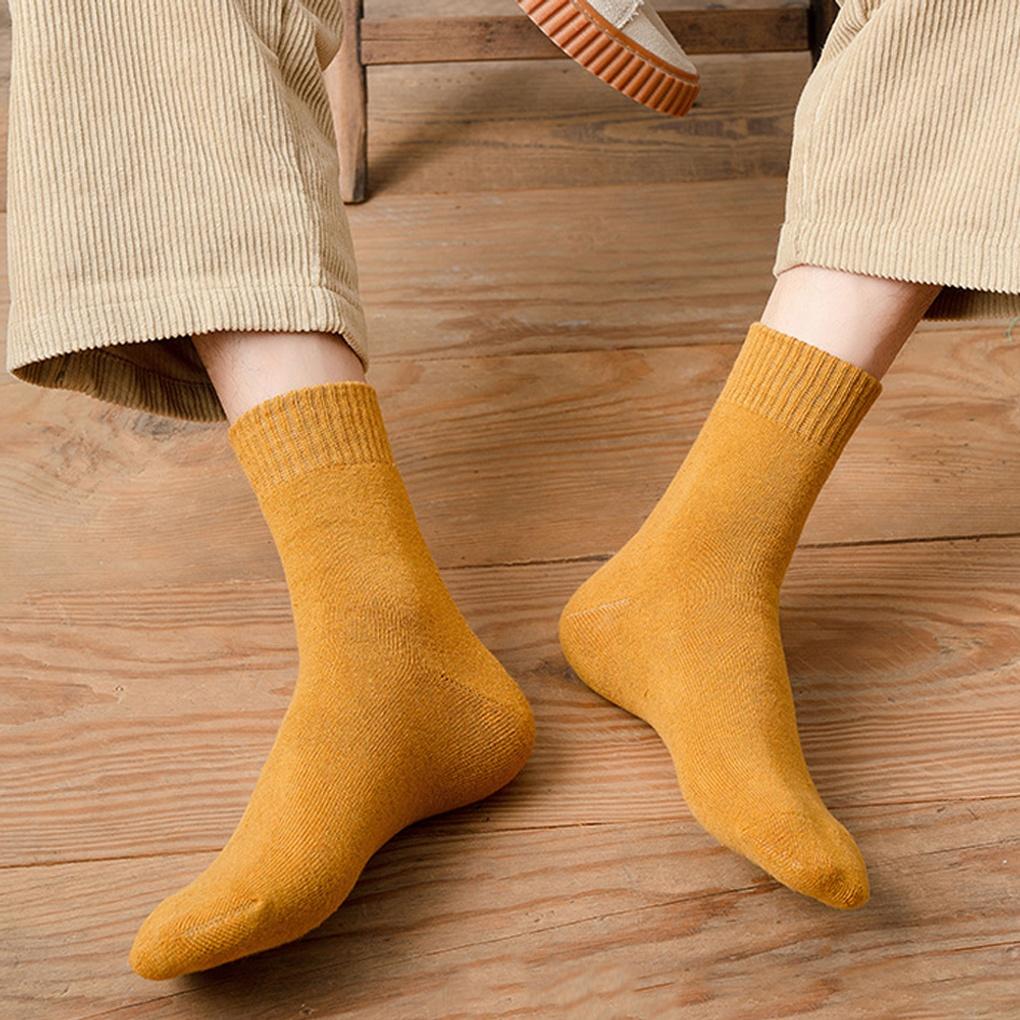 10 pairs of men's and women's autumn knit banded socks