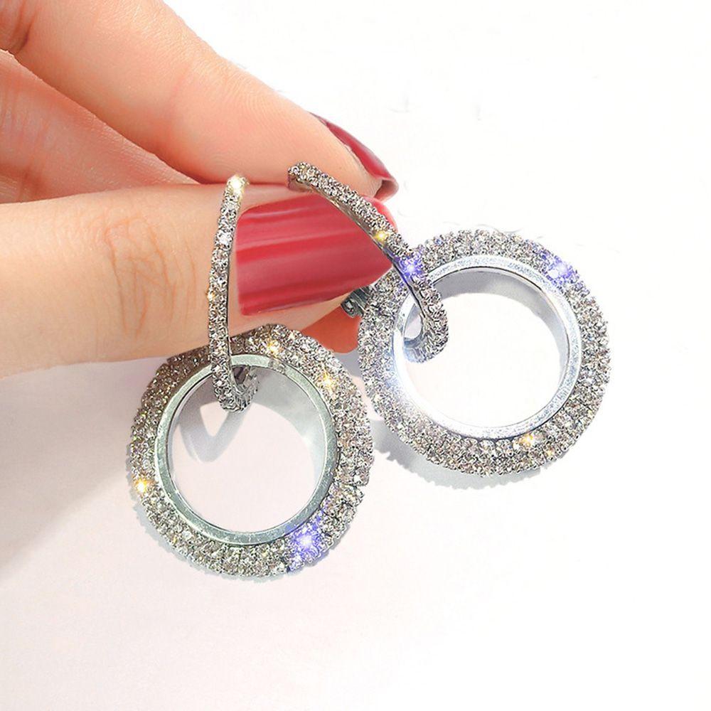 

Gifts Round Party Hoop Earrings Geometric Earrings Fashion Jewelry розового золота