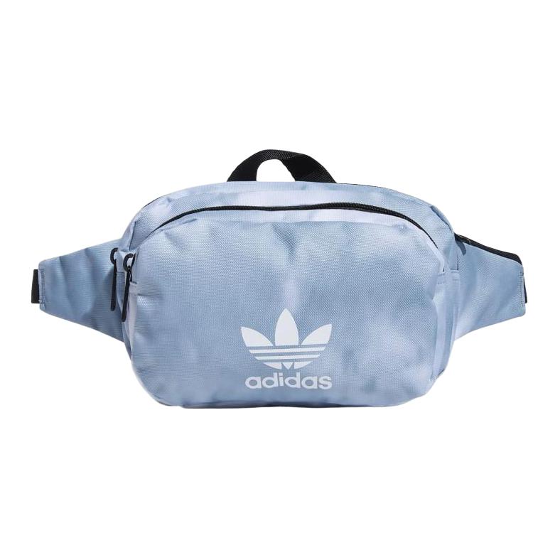 Adidas Originals Двухслойная полиэстеровая поясная сумка Regular Унисекс Синяя FZ8478