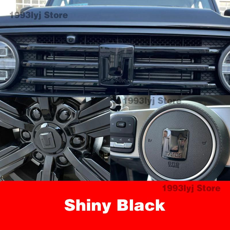 For Great TANK 300 Car Styling Plastic Car Stickers Car Rear Emblem Front Grille Badge High-end Decals Auto Exterior Decoration
