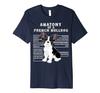 Funny French Bulldog Anatomy TShirt Summer Cotton ONeck Short Sleeve Mens T Shirt New S3XL
