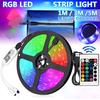 RGB LED Strip Lights 300 LEDs 5 Meters LED Light Bar DC 5V TV Backlight 24 Keys String Lamp Changing