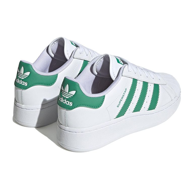 Adidas Superstar XLG Hvit Semi Court Grønn Dame Sneakers Skyhvit IF3002