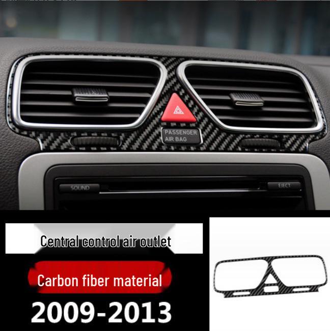 Carbon Fiber Air Vent Panel Sticker for 11-14 Volkswagen Scirocco