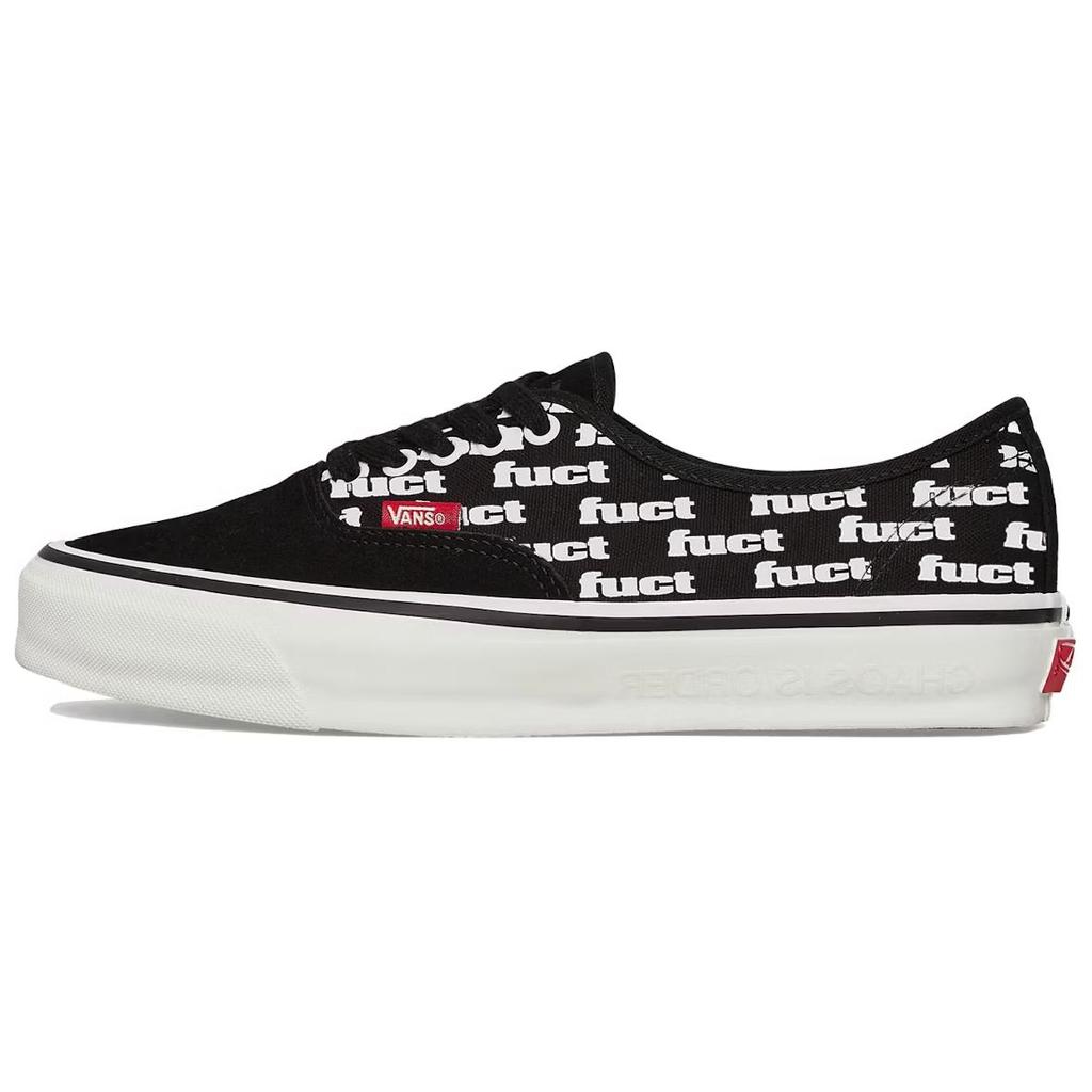 Vans Authentic Reissue 44 LX FUCT x Slam Jam Black Marshmallow Unisex Sneakers VN0007QZT5O1