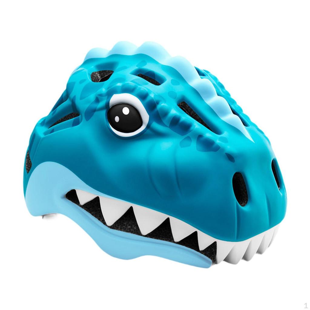 Kask rowerowy dla dzieci Rowerowy Kształt dinozaura Lekki Sprzęt ochronny Jazda na rowerze
