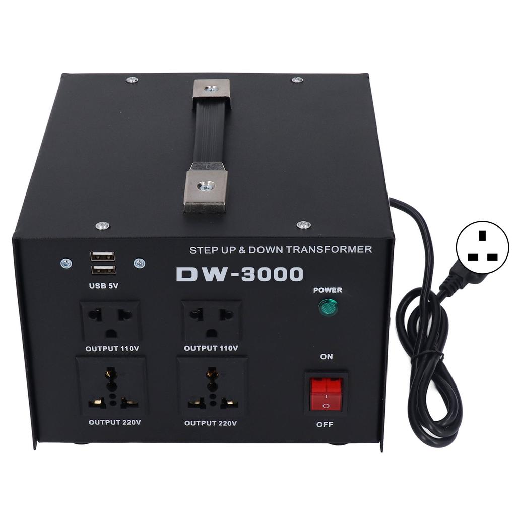 Voltage Converter Transformer 3000W Multiple Protection  To  Step Up  To  Buck AC Voltage Converter
