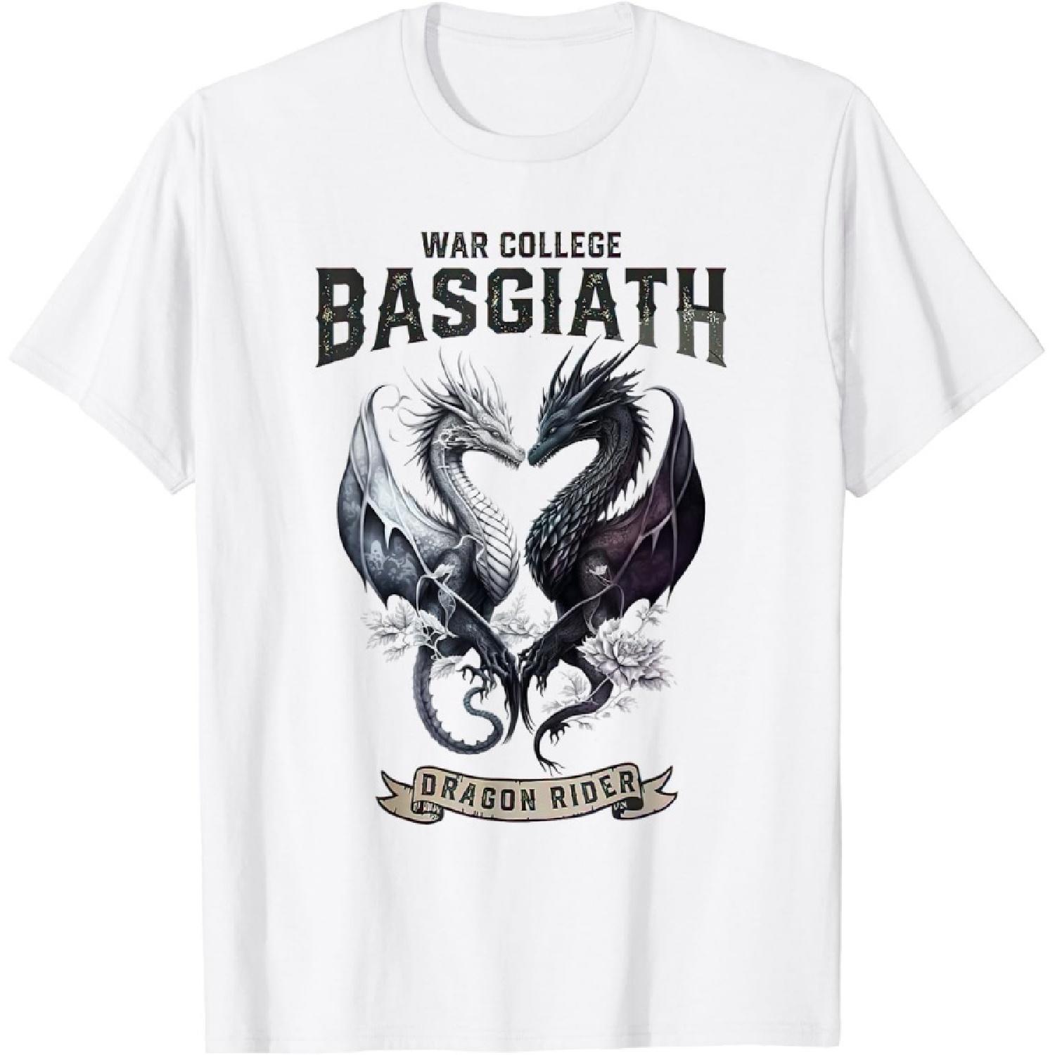 HERSIL Четвертое Крыло Романтическое Фэнтези Темная Академия Драконы YA Фэнтези Книга Футболка S