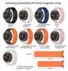 Silicone Strap for Samsung Galaxy Watch 8 44/40mm Magnetic Adjustable Wristband for Galaxy Watch 8 Classic 46mm No Gaps Bracelet