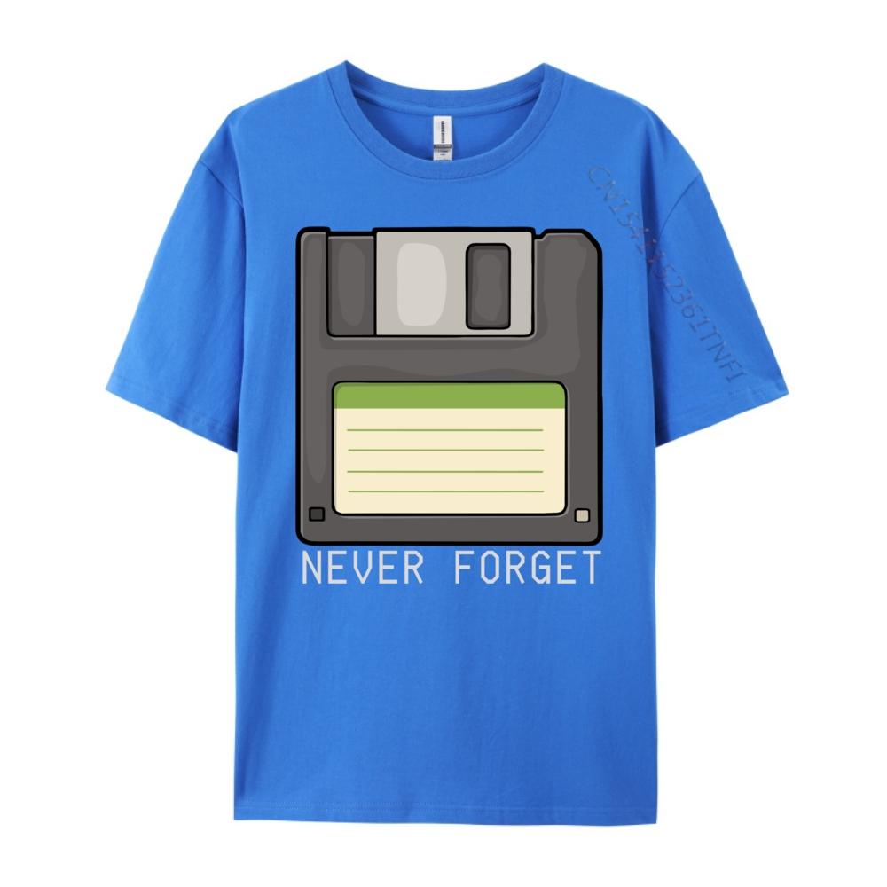 Funny Floppy Disk For Never Forget Computer T Shirt Men 100 Cotton Anime National Flag Day Graphic Tshirts