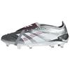 Adidas Jude Bellingham X Predator Elite Foldover Tongue FG Chrome Dream Unisex Sneakers Silver Silver-Metallic Legacy-Burgundy IH0894