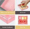100pcs baking transparent sandwich packaging box Dessert cake Snow Mei Niang thousand layer packing baking cake box