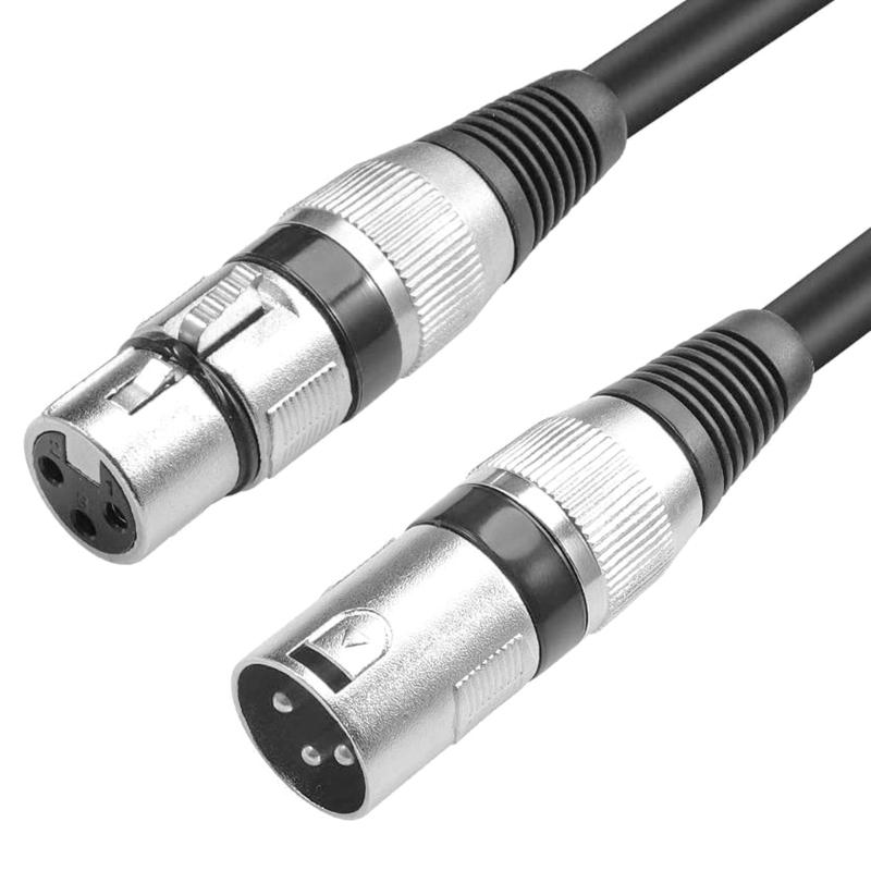 3Pin XLR Stable Connection Cable Male to Female Plug Radio Cable Shielded Suitable For Mixers Microphone Amplifier