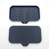Non-Slip Silicone Soap Dish and Draining Mat for Kitchen & Bathroom