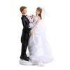 Resin Couple Figurine Wedding Cake Decoration For Anniversary Party Durable Friendly Home Display