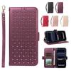 Phone Case for Samsung Galaxy A26 A16 A17 A36 A56 M56 A37 A57 Bling Leather Phone Case with Lanyard Flip Wallet Stand Cover