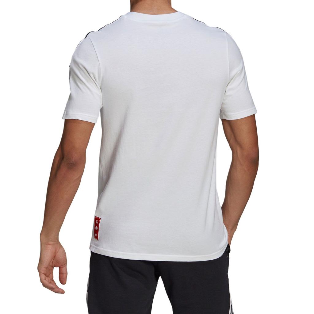 Adidas Breathable Comfortable Versatile Short Sleeve T-Shirt Men Tops White GL0041