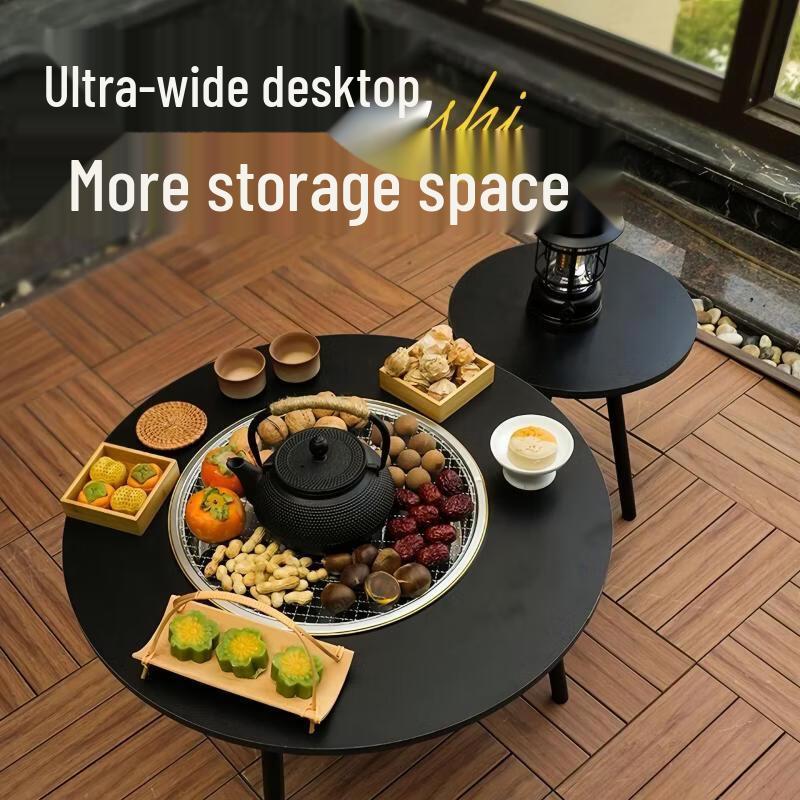 ZISIZ Outdoor Hearth Tea & BBQ Table