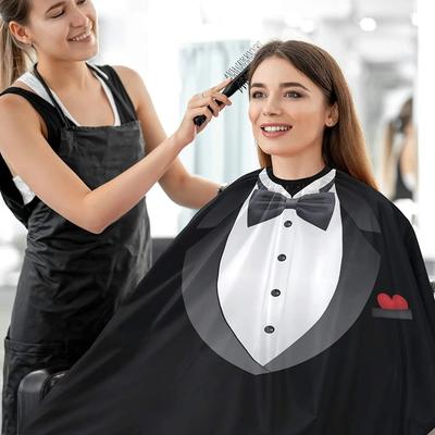 Capas Profesionales para Barbería Delantal Antiestático para Peluquería Camisa para Cortar el Pelo de Salón Barber