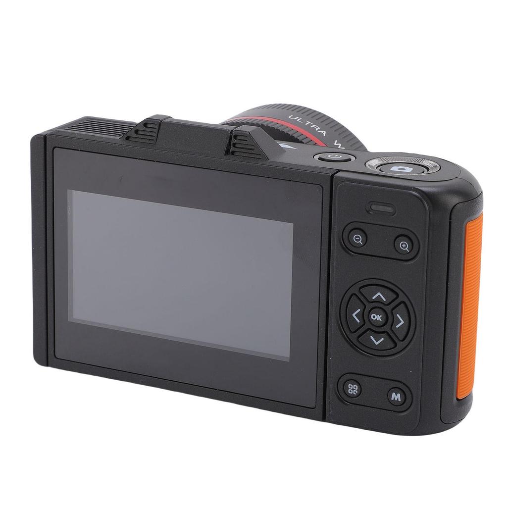 64MP Digital Camera HD 4K Photography Portable Compact Camera with 3in Screen 18X Zoom Anti Shake Auto for Travel