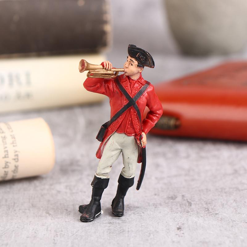 Ship Model Accessories Simulated Soldier Models Toy Scene Decorations Medieval Musketry Infantry Musical Instrument Soldiers