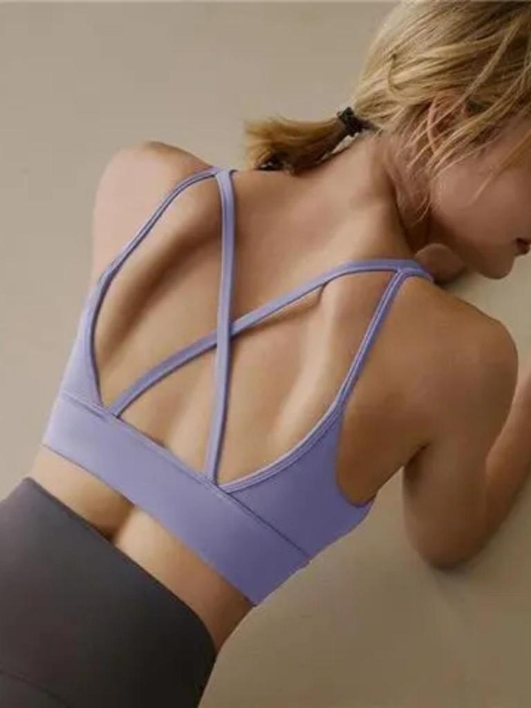 Women's Shockproof Running Tank Top with Chest Pads - Slimming Fitness & Yoga Wear