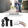 Bike Motor Controller Kit 48V 350W Power Display Multiple Protection Brush Motor Controller with Throttles for DIY