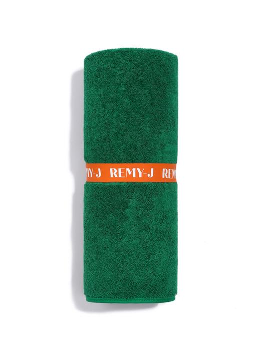 REMY-J [Remy J] Tree Banding Bath Towel 650g Premium Modal Tencel (1 piece) Tree (dark green)