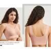 New Women's S-5XL Seamless Bra Push-Up Sports Bra Non-wire Crop Tops Solid Color Sexy Lingerie No Pads Breathable Female Brassiere