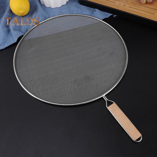 3Pcs Splatter Guard Mesh Wear-resistant Splash Proof Long Lasting Useful Mesh Pot Lid Grease Catcher Household Supplies