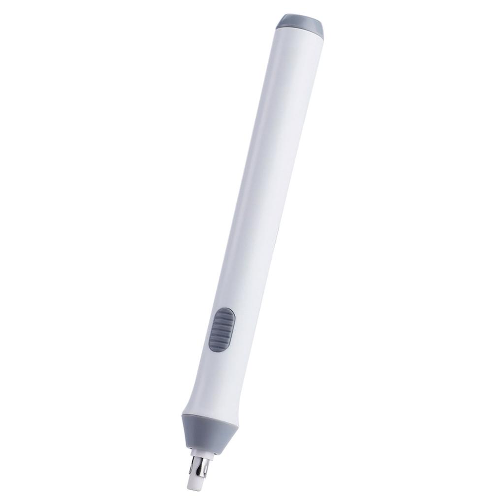 Tenwin Electric Battery Operated Automatic Pencil Eraser with 22 Eraser Refills (White)