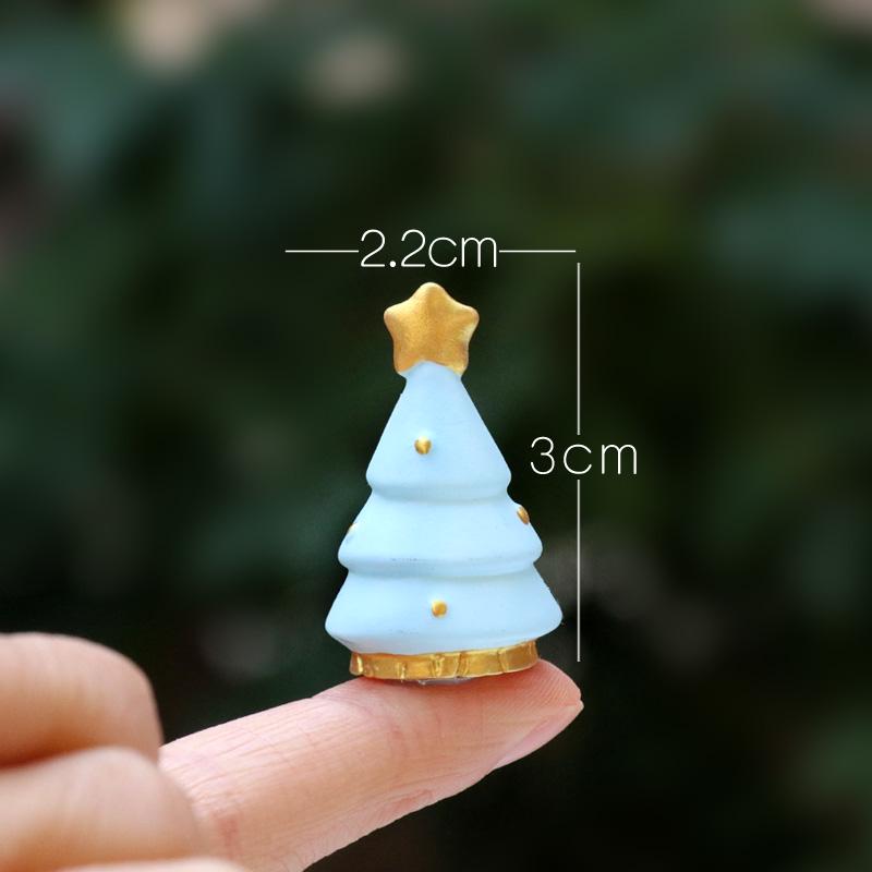 Handmade Mini Christmas Tree DIY Landscape Ornaments for Desktop