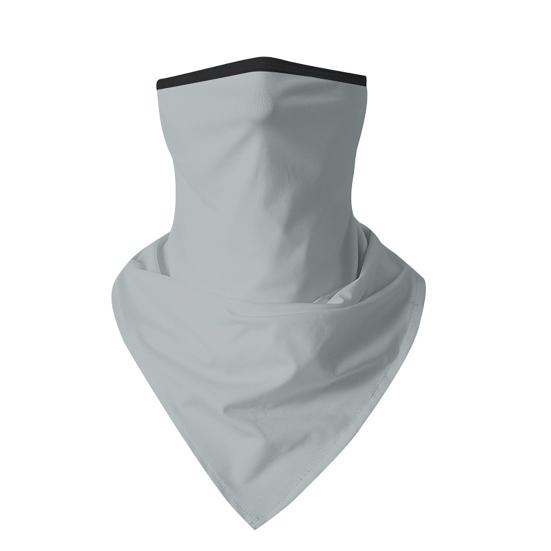 Sun Protection Guard Quick-Drying Fabric Ice Silk Face Guard with Elastic Ear