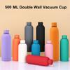 Large Capacity Small Mouth Thermos Cup Double Layer Sports Thermos Bottle  Camping