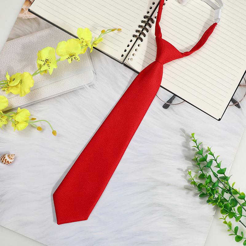 Japanese Jk Tie Female College Style Lazy Free Black Red Student Casual Gray Small Tie Shirt Bow Tie