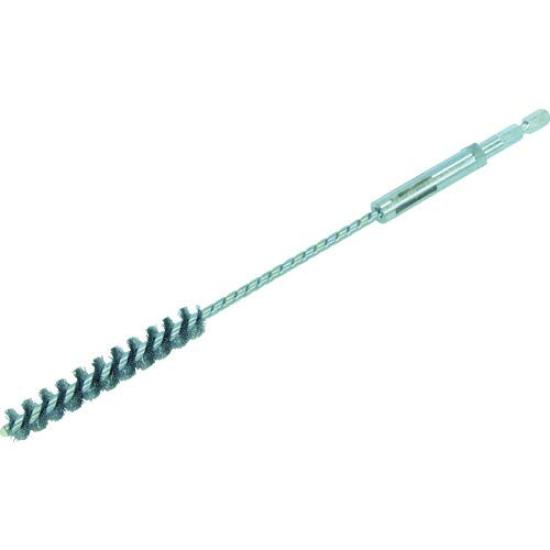 

TRUSCO Hexagonal Shaft Spiral Hole Brush Wire Steel Wire Pilot Hole Diameter 12.5mm 6HB12.5WB