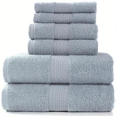 Koupelnový ručník Žínka Bavlněný ručník Jednobarevný Měkké Absorpční Ručníky Víceúčelové Použití Pro Hotelovou Koupelnu