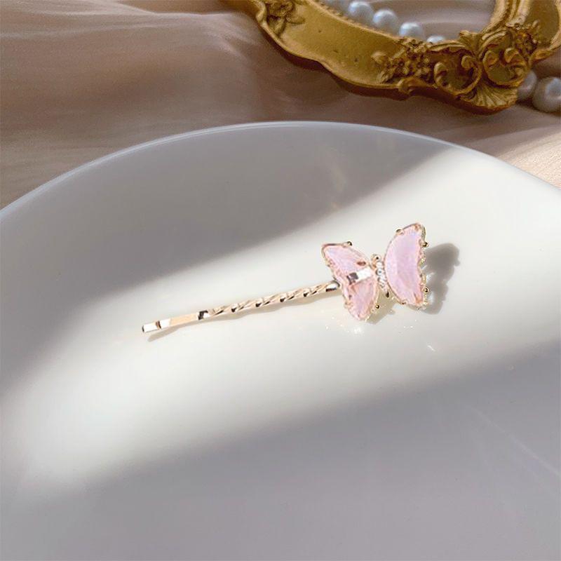 Elegant Butterfly Hair Clip for Women – Stylish Back-of-Head Clip and Side Bangs Accessory