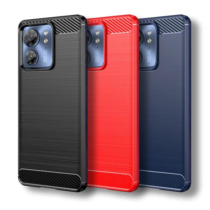 

Чехол для Motorola Edge 40 Motorola Edge 40 5G, чехол 6,55 дюйма, противоударный силиконовый бампер из углеродного волокна для Motorola Edge 40