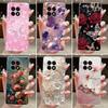 Handyhülle Für OnePlus ACE 5 / ACE 5 Pro / 13R / 1+ 13 Hülle Transparentes TPU Silikon Weiche Hülle Luxus Mode Schmetterling Blume Abdeckung