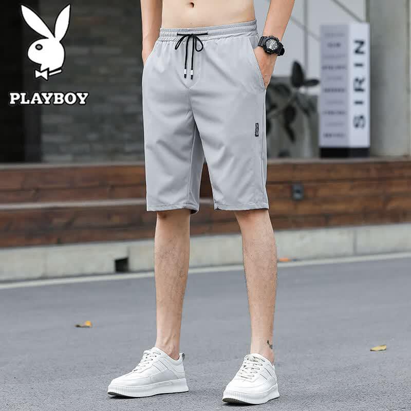 PLAYBOY Men s Summer Ice-Cool Quick-Dry Shorts 31