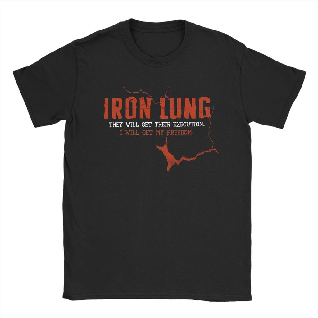 Iron Lung Horror Movie T Shirt Summer Cotton TShirts For Couple Leisure Custom Logo Tshirt Short Sleeve Y2K Retro Tops