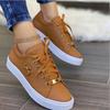 Fashion Vulcanized Shoes Women New Casual Sneakers Fashion Flat Lace Up Outdoor Walking Sport  Plus Size 43 Zapatillas Mujer